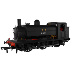 Rapido Trains UK OO Scale, 958506 NER (Ex LNER) J52/2 Class Tank 0-6-0, 8832, NE Black Livery, DCC Sound small image