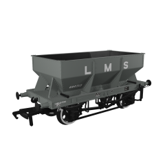 Rapido Trains UK OO Scale, 963001 LMS 20T LMS Iron Ore Hopper 690313, LMS Grey Livery small image