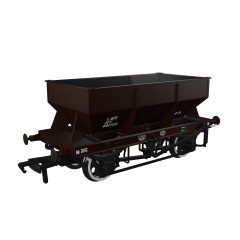 Rapido Trains UK OO Scale, 963005 LMS 20T LMS Iron Ore Hopper 691702, LMS Bauxite Livery small image