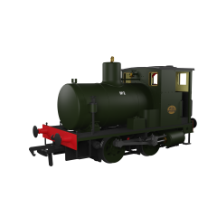 Rapido Trains UK OO Scale, 965001 Private Owner Andrew Barclay Fireless 0-4-0 0-4-0, No. 2, 'Bowaters (Kent), Dark Green Livery (Works No. 1962), DCC Ready small image
