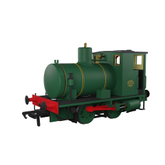 Rapido Trains UK OO Scale, 965007 Private Owner Andrew Barclay Fireless 0-4-0 0-4-0, 'Doon Valley Railway', Green Livery (Works No. 1952), DCC Ready small image