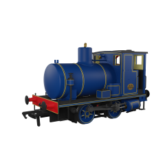 Rapido Trains UK OO Scale, 965502 CR Andrew Barclay Fireless 0-4-0 0-4-0, CR Blue Livery, DCC Sound small image