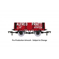 Rapido Trains UK OO Scale, 967001 Private Owner 5 Plank Wagon RCH 1907 No. 1, 'Alfred Pratt', Red Livery small image