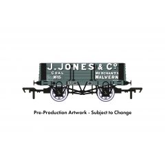 Rapido Trains UK OO Scale, 967002 Private Owner 5 Plank Wagon RCH 1907 No. 15, 'J. Jones & Co', Grey Livery small image
