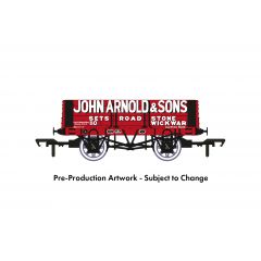 Rapido Trains UK OO Scale, 967003 Private Owner 5 Plank Wagon RCH 1907 110, 'John Arnold & Sons', Red Livery small image