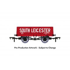 Rapido Trains UK OO Scale, 967012 Private Owner 5 Plank Wagon RCH 1907 54, 'South Leicester', Red Livery small image