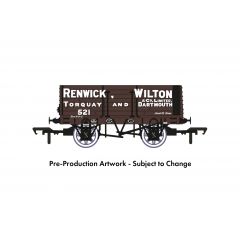 Rapido Trains UK OO Scale, 967210 Private Owner 7 Plank Wagon RCH 1907 521, 'Renwick, Wilton & Co Limited', Brown Livery small image