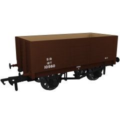 Rapido Trains UK OO Scale, 967410 SR 7 Plank Wagon RCH 1907 10560, SR Brown (Post 1936) Livery, - small image