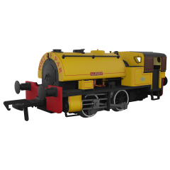Rapido Trains UK OO Scale, 968004 Private Owner Bagnall 'Port of Par' 0-4-0ST, 'Alfred' 'Port of Par', Yellow Livery, DCC Ready small image