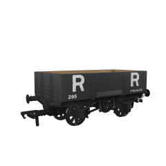 Rapido Trains UK OO Scale, 971016 Private Owner (Ex GWR) 5 Plank Wagon GWR Diag O18 295, 'Ryymney Railway', Grey Livery small image