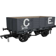 Rapido Trains UK OO Scale, 972003 GER 5 Plank Wagon, GER Diag. 17 3175, GER Grey Livery small image