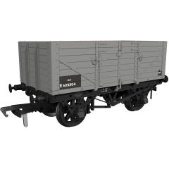 Rapido Trains UK OO Scale, 973008 BR (Ex GER) 7 Plank Wagon, GER Diag. 48 E603304, BR Grey Livery small image