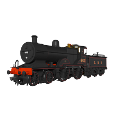 Rapido Trains UK OO Scale, 974007 LMS (Ex MR) 483 Class 4-4-0, 462, LMS Lined Black (Original) Livery, DCC Ready small image