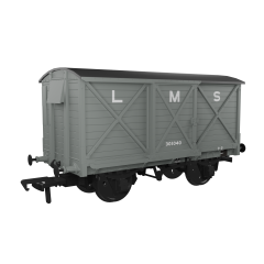 Rapido Trains UK OO Scale, 976006 LMS (Ex CR) 10T CR Van Diag 67 301040, LMS Grey Livery small image