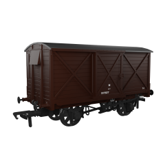 Rapido Trains UK OO Scale, 976016 BR (Ex CR) 10T CR Van Diag 67 M307627, BR Bauxite Livery small image