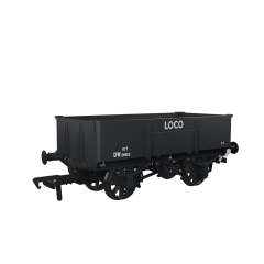 Rapido Trains UK OO Scale, 977007 BR (Ex GWR) Loco Coal Wagon GWR Diag N19 9912, BR Grey Livery small image