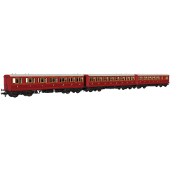 Rapido Trains UK OO Scale, 978001 SE&CR 48' 'Evolution' Brake Third Non-Corridor, 48' 'Evolution' Third Non-Corridor & 48' 'Evolution' Composite Non-Corridor 975, 888 & 1012, SE&CR Dark Lake Livery small image