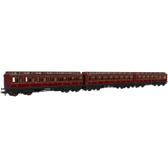 Rapido Trains UK OO Scale, 978005 MR 48' 'Evolution' Brake Third Non-Corridor, 48' 'Evolution' Third Non-Corridor & 48' 'Evolution' Composite Non-Corridor 6824, 2440 & 3208, MR Maroon Livery small image