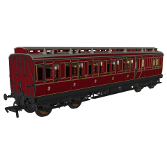 Rapido Trains UK OO Scale, 978006 MR 48' 'Evolution' Brake Third Non-Corridor 6824, MR Maroon Livery small image