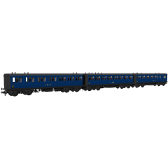 LMR 48' 'Evolution' Brake Third Non-Corridor, 48' 'Evolution' Third Non-Corridor & 48' 'Evolution' Composite Non-Corridor 5317, 5318 & 5319, LMR Blue Livery