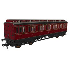 Rapido Trains UK OO Scale, 978039 MR 48' 'Evolution' First Brake Non-Corridor 2501, MR Maroon Livery small image