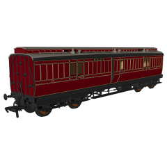 Rapido Trains UK OO Scale, 978040 MR 48' 'Evolution' Full Brake Non-Corridor 180, MR Maroon Livery small image