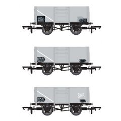 Accurascale OO Scale, ACC1029 BR 16T Steel Mineral Wagon B102446, B102874 & B103379, BR Grey Livery 1/109 small image