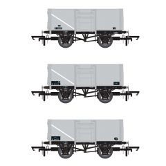 Accurascale OO Scale, ACC1049 BR 16T Steel Mineral Wagon B230009, B244116 & B244775, BR Grey Livery 1/109 small image