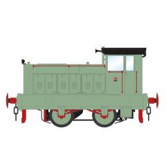Accurascale O Scale, ACC2855 Private Owner Ruston & Hornsby 88DS 0-4-0, 'Bowaters Northfleet', Industrial Pale Green Livery, DCC Ready small image