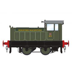 Accurascale O Scale, ACC2857 Private Owner Ruston & Hornsby 88DS 0-4-0, No. 3, 'Rowntree Macintosh', Lined Green Livery, DCC Ready small image