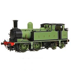 EFE Rail OO Scale, E85014 LSWR O2 'Adams' Class Tank 0-4-4, 205, LSWR Lined Green Livery, DCC Ready small image