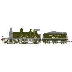 EFE Rail OO Scale, E85024 SR (Ex LSWR) T3 'Adams' Class 4-4-0, 560, SR Lined Maunsell Olive Green Livery, DCC Ready small image