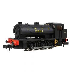 EFE Rail N Scale, E85507 LNER J94 (Ex-WD 'Hunslet Austerity' 0-6-0ST) Class Saddle Tank 0-6-0ST, 8064, LNER Black (LNER Revised) Livery, DCC Ready small image