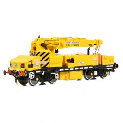 EFE Rail OO Scale, E87048 Private Owner Plasser 12T YOB Diesel-Hydrolic Crane DRP81513, Deaprtmental Yellow Livery small image
