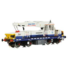 EFE Rail OO Scale, E87050 Private Owner Plasser 12T YOB Diesel-Hydrolic Crane DRP81519, Balfour Beatty, White & Blue Livery small image