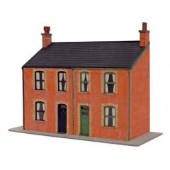 Peco OO Scale, LK-206 Victorian Low Relief House Fronts - Laser Cut Kit small image