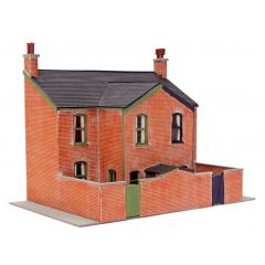 Peco OO Scale, LK-207 Victorian Low-Relief House Backs - Laser Cut Kit  small image