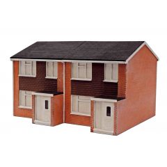 Peco OO Scale, LK-214 1960s Semi-Detatched House - Laser Cut Kit small image