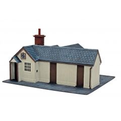 Peco OO-9 Scale, LK-218 Tan-y-Bwlch Station Building - Laser Cut Kit, includes Semaphore Signal small image
