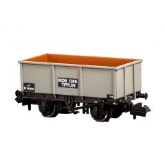 Peco N Scale, NR-1501B BR 27T Steel Tippler B382833, BR Grey Livery Iron Ore small image