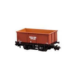 Peco N Scale, NR-1502B BR 27T Steel Tippler B385782, BR Bauxite Livery Iron Ore Tippler small image