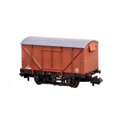 Peco N Scale, NR-2000B BR 12T Ventilated Plywood Van B785609, BR Bauxite Livery small image