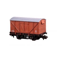 Peco N Scale, NR-2001B BR 12T Ventilated Van, Planked Doors B768645, BR Bauxite Livery small image