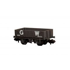 Peco N Scale, NR-5000W GWR 5 Plank Wagon, 9' Wheelbase 19818, GWR Grey (large GW) Livery small image