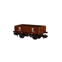 Peco N Scale, NR-5001E LNER 5 Plank Wagon, 9' Wheelbase 43326, LNER Bauxite Livery small image