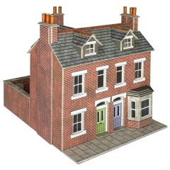 Metcalfe Models OO Scale, PO300 Terraced Houses in Red Brick small image