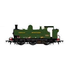 Accurascale OO Scale, ACC2881-DCC GWR 57XX Class Pannier Tank 0-6-0PT, 5754, GWR Green (Great Western) Livery, DCC Sound small image