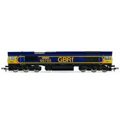 Hornby OO Scale, R30334 GBRf Class 66/7 Co-Co, 66705, 'Golden Jubilee' GBRf GB Railfreight (GB Railfreight Europorte) Livery, DCC Ready small image