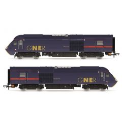 Hornby OO Scale, R30343 GNER Class 43 'HST' 2 Car DMU Bo-Bo, (43296 & 43319), 'Stirling Castle' & 'Harrogate Spa' GNER (Original) Livery, DCC Ready small image