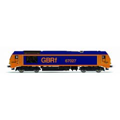 Hornby OO Scale, R30372 GBRf Class 67 Bo-Bo, 67027, GBRf (GB Railfreight) Livery, DCC Ready small image